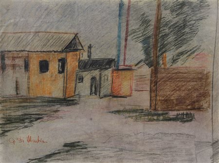 Di Martino Gaetano Senza titolo pastelli, carboncino e matita su carta, cm....