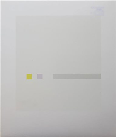 Calderara Antonio Quadrato, 1972 serigrafia su carta, cm. 39x33, es. 59/90...