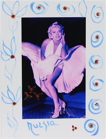 Murgia Maria Omaggio a Marilyn Monroe, 2014 fotografia digitale dipinta, cm....