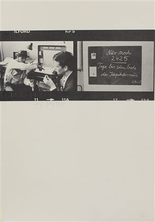 Beuys Joseph Senza titolo litografia su carta, cm. 68x48,5, es.56/150 firmata...