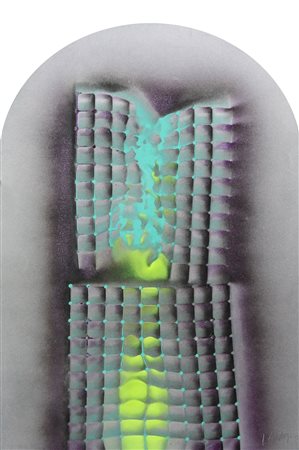 Costalonga Franco Destrutturazione, 2001 tecnica mista su cartoncino...