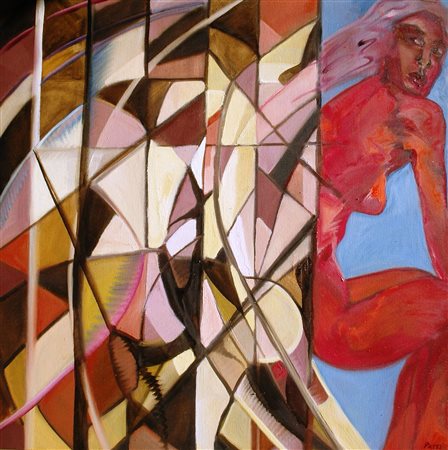 Patti Liliana Forza interiore, 2008 olio su tela, cm. 100x100 firmato in...