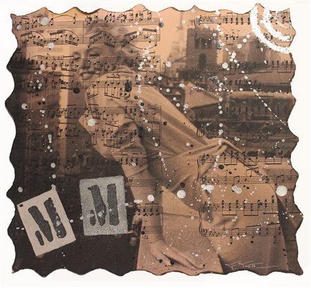 Trotta Fabrizio Marilyn Monroe (facing on New York), 2009 tecnica mista su...