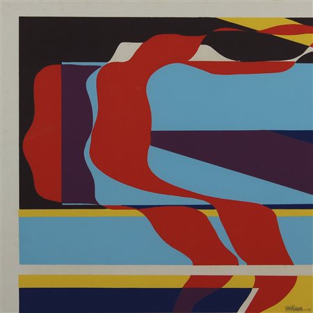 Dal Forno Mariano Senza titolo, anni '70 seigrafia su carta, cm. 48x48...