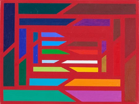 Piero Dorazio, Little town I° per trapasso, 1996