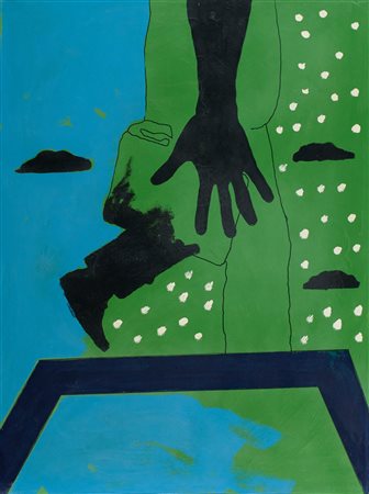 Tano Festa, Gli Addii - Figura, 1972