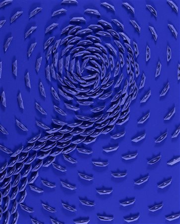Riccardo Gusmaroli, Vortice blu, 2025