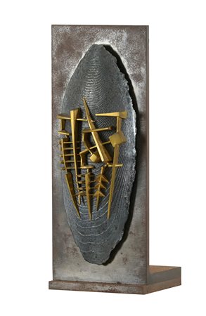 Arnaldo Pomodoro, Scudo, IV, Studio, 1991