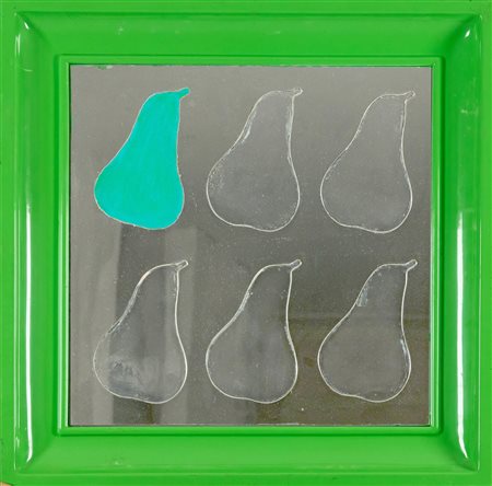 Concetto Pozzati, Specchi-Pere, 1968