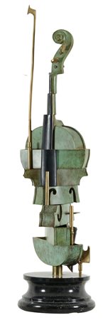 Arman, Violino cubista III, 2001