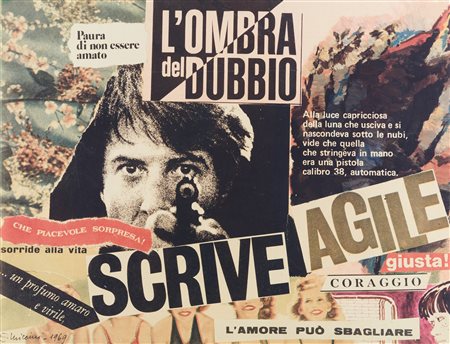 Eugenio Miccini, L'ombra del dubbio, 1969