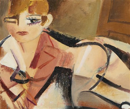 Alberto Manfredi, Modella sul letto, 1971