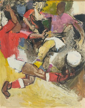 Renato Guttuso, Calciatori, 1960