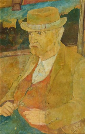 Roberto Barni, Ritratto di vecchio, 1955