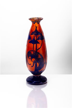 Charles Schneider ( )  - Vaso a balaustro della serie Solaneés, 1923 - 1926 circa