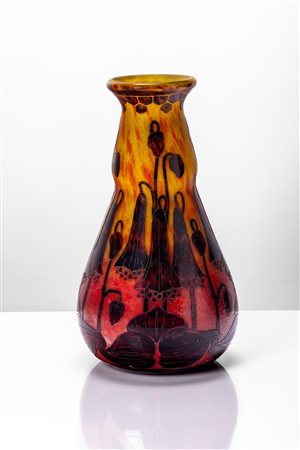 Charles Schneider ( )  - Grande vaso della serie Campanules, 1923 - 1926 circa