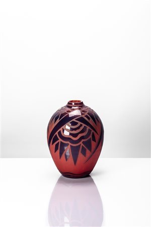 Charles Catteau ( )  - Vaso ovoidale, 1920