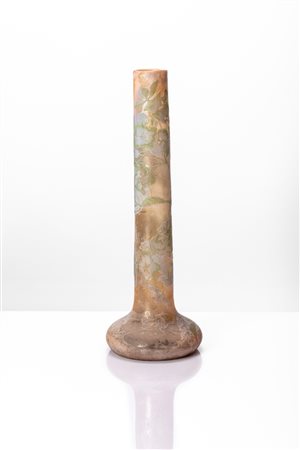 Émile Gallé (Nancy 1846 - Nancy 1904)  - Vaso a bulbo, 1900 - 1902
