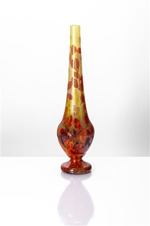Daum ( )  - Grande vaso, 1910 - 1912 circa