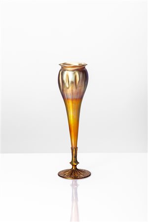 Tiffany Fournaces inc. ( )  - Vaso a calice, 1900 - 1905 circa