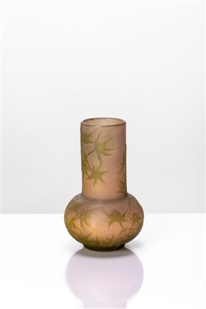 Émile Gallé (Nancy 1846 - Nancy 1904)  - Vaso a bulbo, 1904-06