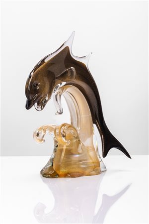 Archimede Seguso (1909 - 1999)  - Scultura delfino, 1950 circa