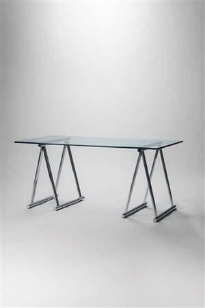 Manifattura Italiana ( )  - Tavolo con cavalletti, 1970 circa