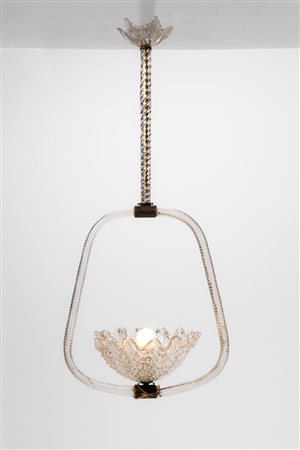 Barovier e Toso ( )  - Lampada a sospensione, 1940 circa