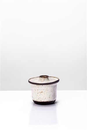 Bruno Gambone (Vietri sul mare 1936 - Firenze 2021)  - Vasetto con coperchio, 1960 circa