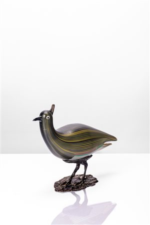 Toni Zuccheri (1936)  - Pavoncella della serie Bestiario, 1984