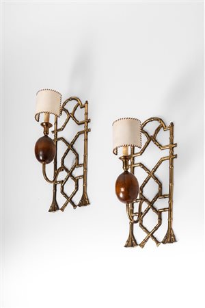 Manifattura Italiana ( )  - Coppia di lampade da parete, 1970 circa