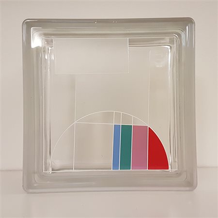 CARMI EUGENIO 1998 Vetromattone 19x19x8 fronte