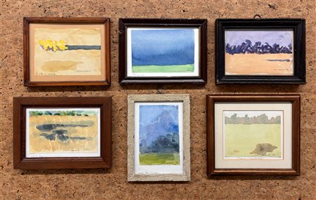 GIAN PAOLO MINARDI (1933) - Lotto unico di 6 opere