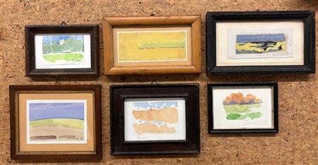 GIAN PAOLO MINARDI (1933) - Lotto unico di 6 opere