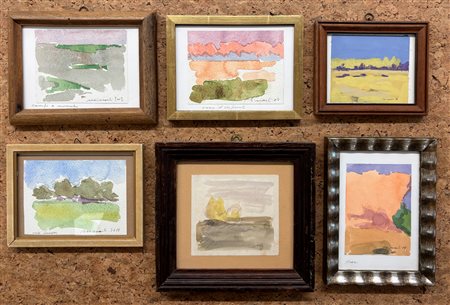 GIAN PAOLO MINARDI (1933) - Lotto unico di 6 opere