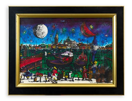 GENNARO PICINNI (1933) - Venezia. L'isola di S. Giorgio