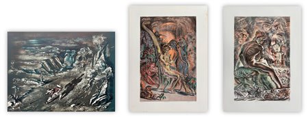 ANDREA GRANCHI (1947) - Lotto unico di 3 litografie