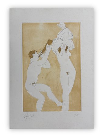 GIACOMO MANZÙ (1908-1991) - Senza Titolo
