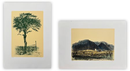 ALBERTO ZIVERI (1908-1990) - Lotto unico composto da 2 litografie