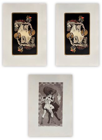 GIUSEPPE (BEPPE) MADAUDO (1950) - Lotto unico composto da 3 acqueforti