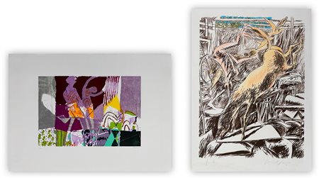 AUTORI VARI (FAZZINI E AVENALI) - Lotto unico composto da 2 opere grafiche