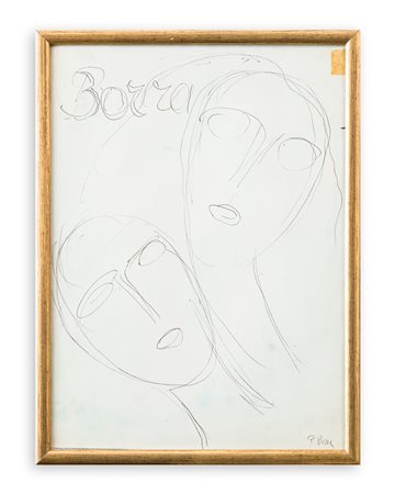 POMPEO BORRA (1898-1973) - Senza Titolo, 1966