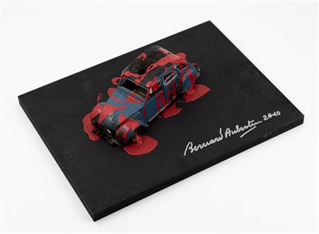 BERNARD AUBERTIN (1934-2015) - Voiture brulée, 2010