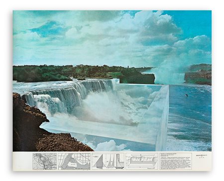 SUPERSTUDIO GROUP (1966-1986) - Niagara o l'architettura riflessa (la seconda serie della natura), 1970