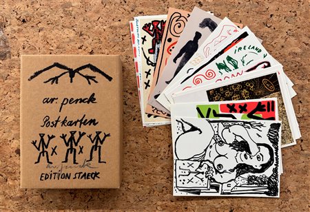 A. R. PENCK - "Postkarten", anni 90