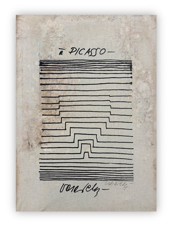 VICTOR VASARELY (1906-1997) - À Picasso, 1973 circa
