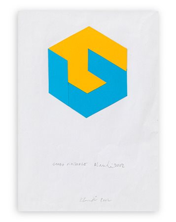 EDOARDO LANDI (1937) - Cubo virtuale, 2002