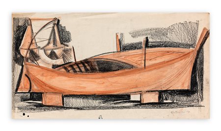 GIUSEPPE MARTINELLI (1930-2016) - Senza Titolo, 1957