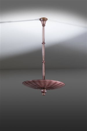 VITTORIO ZECCHIN<BR>Venezia 1878 - 1947<BR>Lampada a sospensione