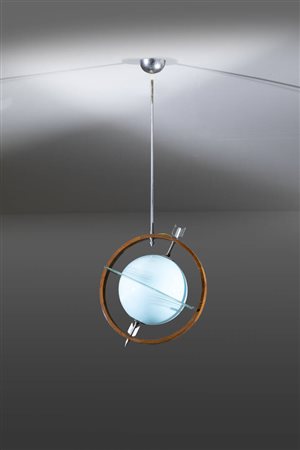 GIO PONTI, nello stile di<BR>Lampada a sospensione mod. Saturno